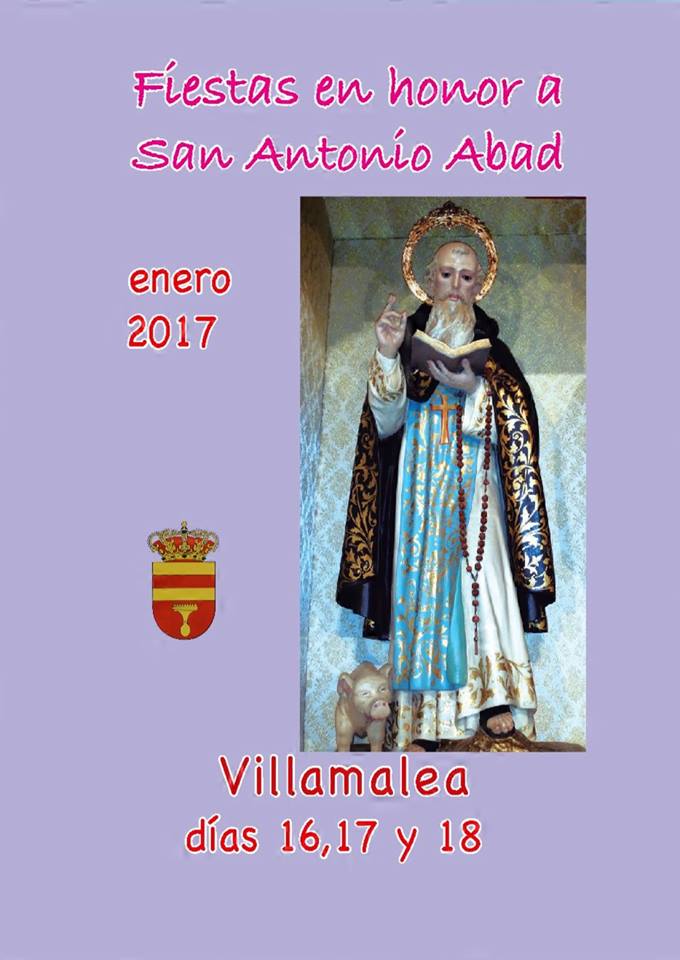 Portada cartel Fiestas San Antonio Abad 2017